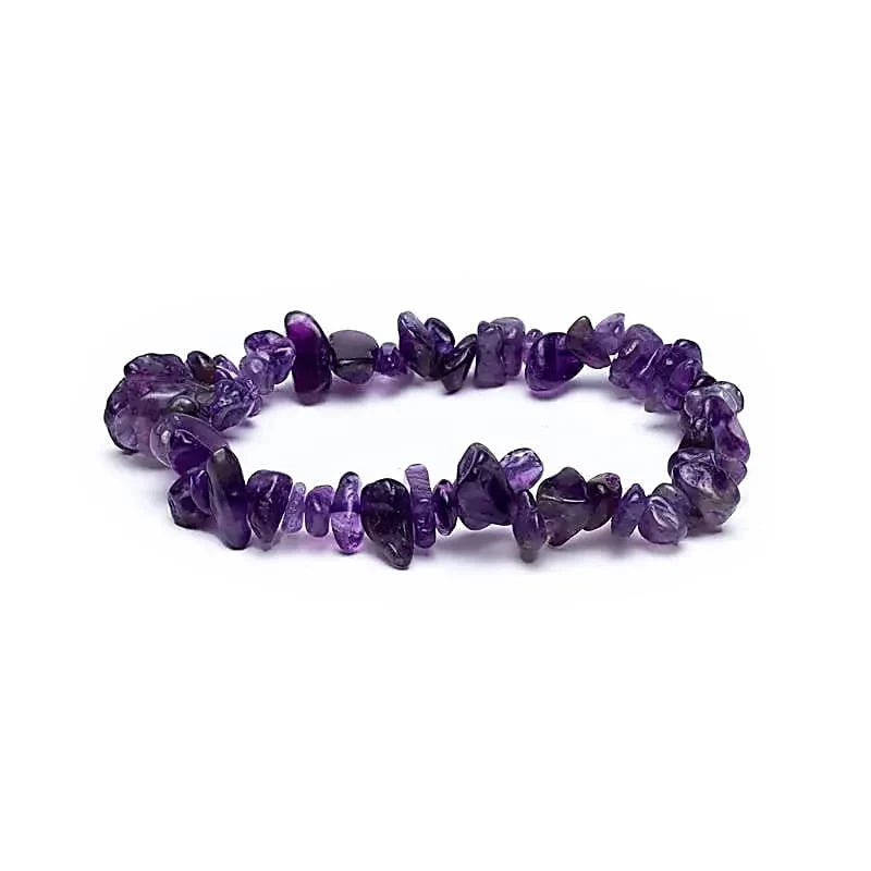 Armband aus Amethyst‑Splittern – Ruhe, Klarheit & spirituelle Reinigung