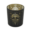 Kerzenhalter „Mystical Tree of Life“ – gefrostet & metallic (Glas)