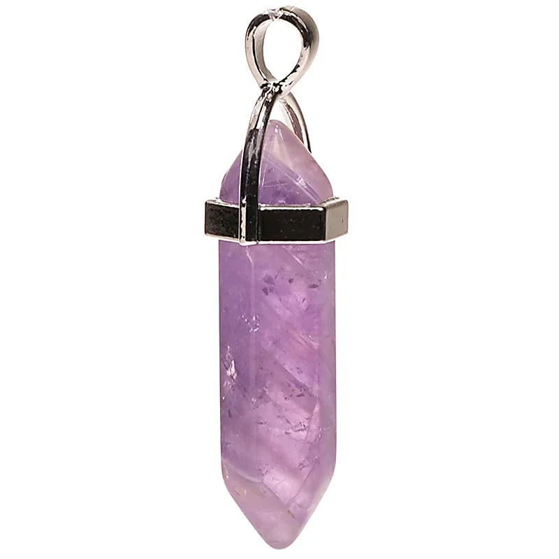 Kettenanhänger Amethyst – 4 cm | Spiritueller Schutz &amp; Klarheit