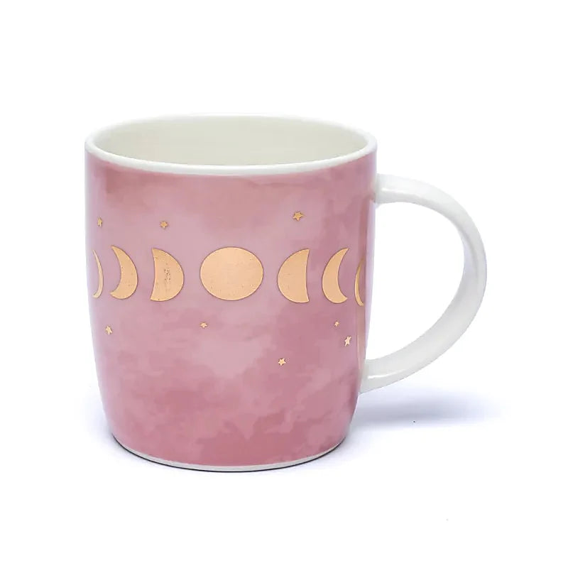 Teacup with Infuser and Lid Moon Phases -- ±400 ml