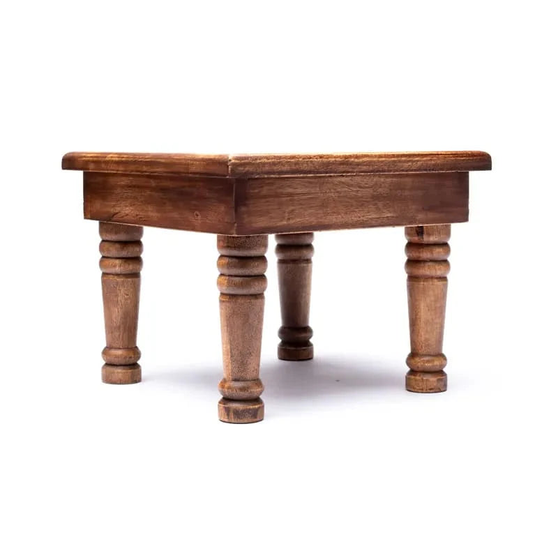 Beistelltisch aus Holz Lebensbaum -- 30x30x23 cm; 2250 g