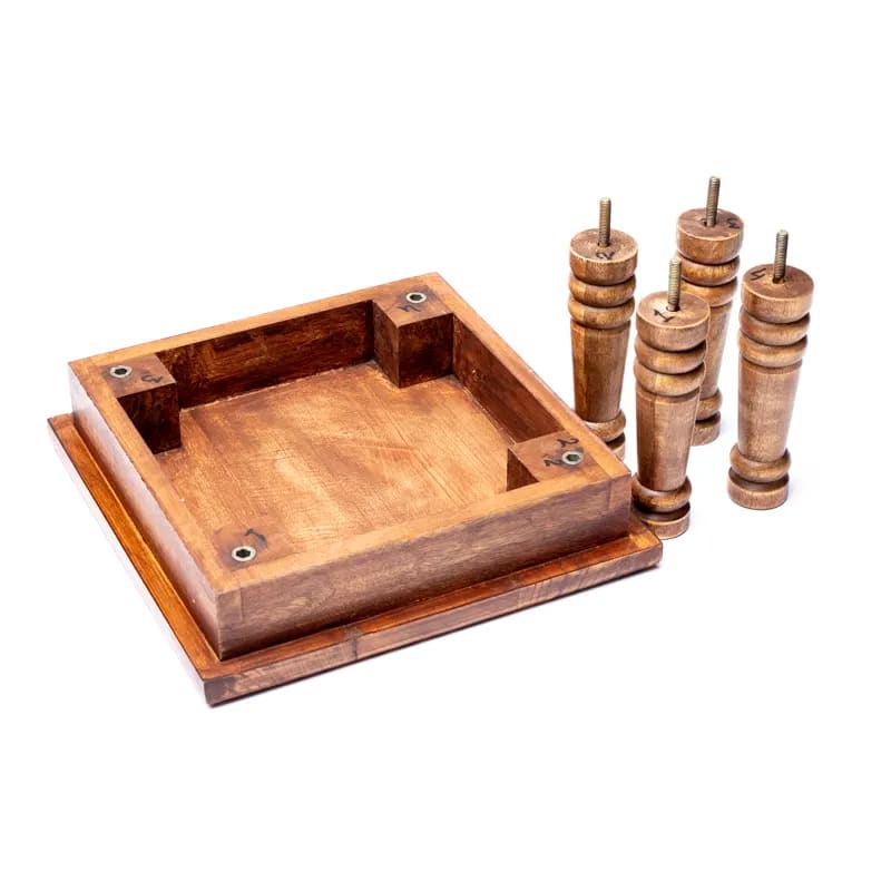 Beistelltisch aus Holz Lebensbaum -- 30x30x23 cm; 2250 g