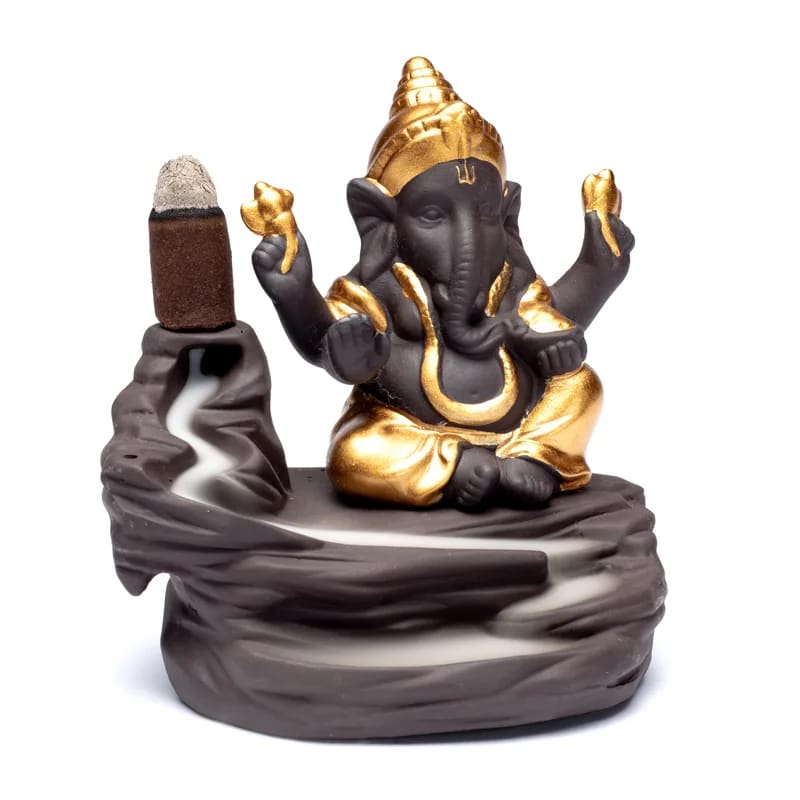 Backflow Incense Burner Ganesh