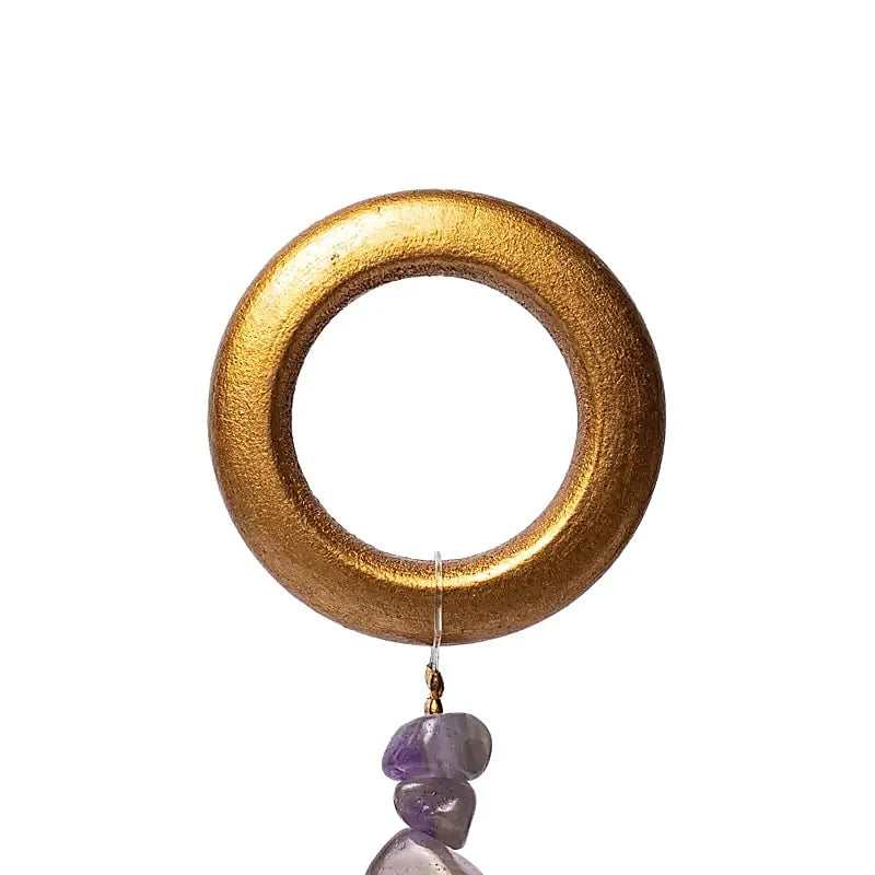 Sonnenfänger mit Lotos, Amethyst & Kristallkugeln – Licht, Harmonie & himmlische Energie