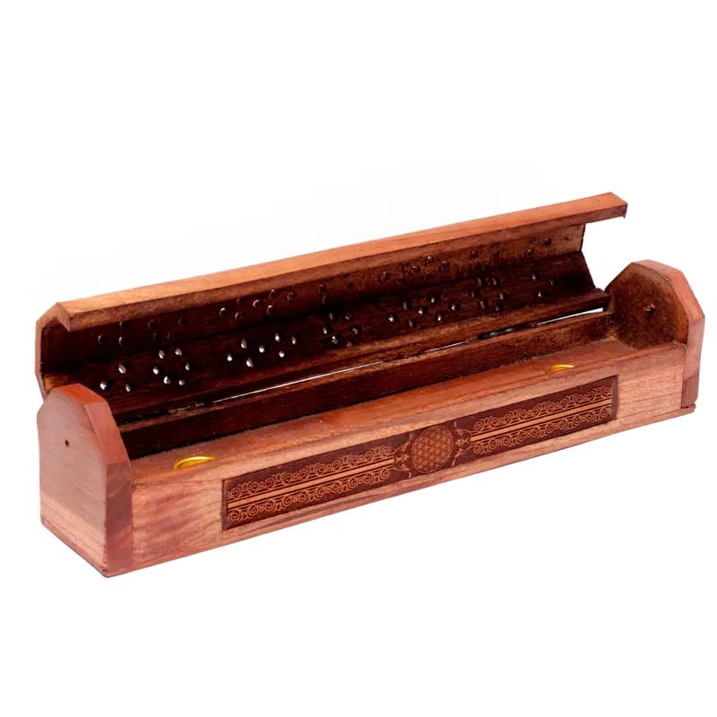 Small box/holder for incense sticks "Flower of Life"