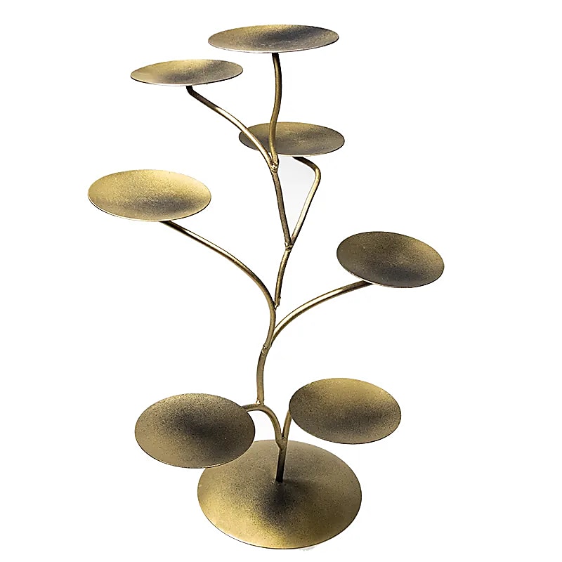 Chakra Lotus Display – Metall - Bronze
