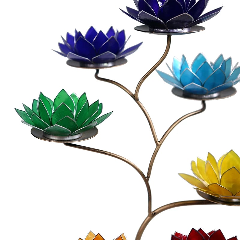 Chakra Lotus Display – Metall - Bronze