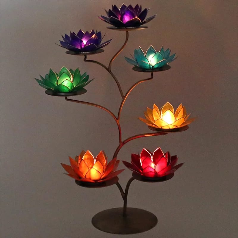Chakra Lotus Display – Metall - Bronze