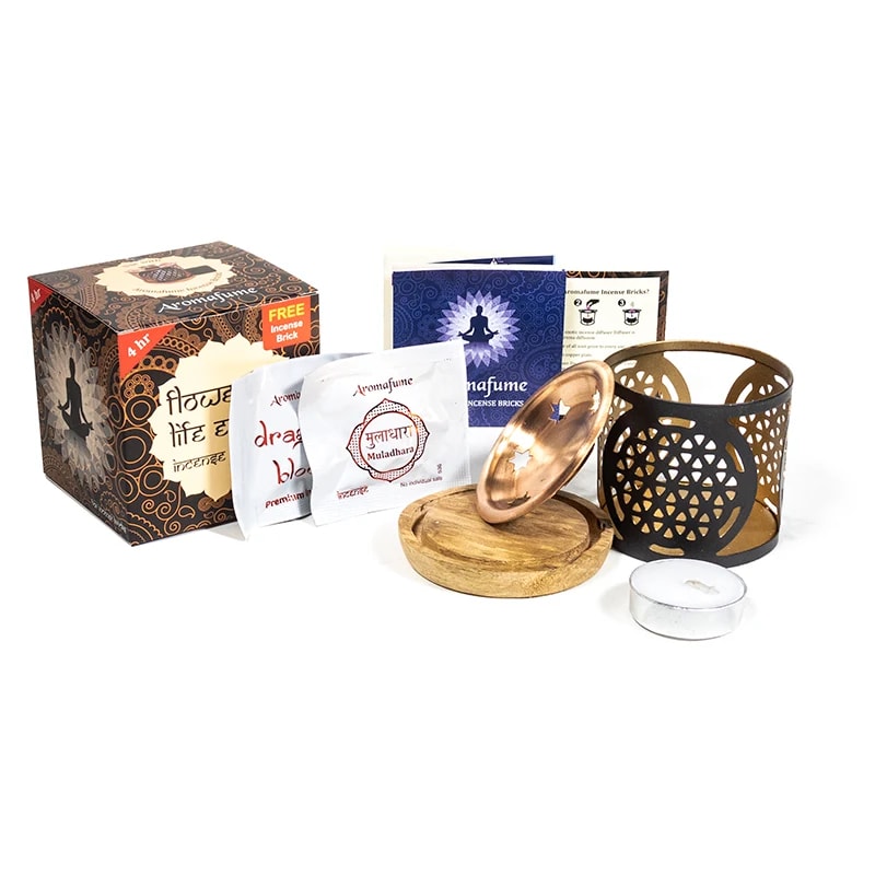 Aromafume Exotic Incense Diffuser Blume des Lebens - 6,5x7cm