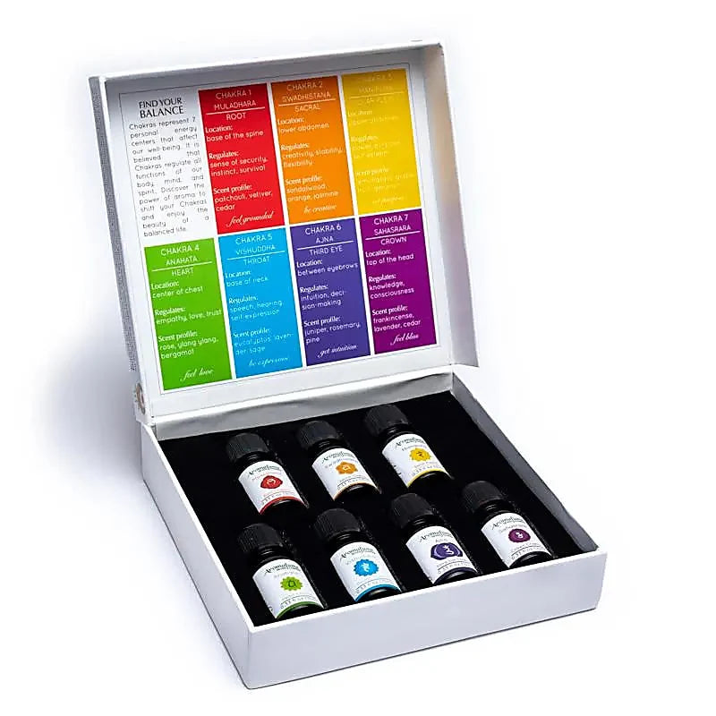 Aromafume – 7 Chakra Ätherische Ölmischungen