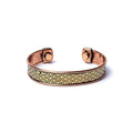 Kupferarmband – Blume des Lebens & Magnetkraft