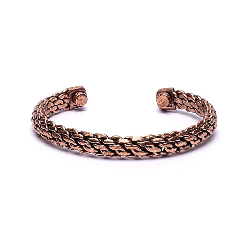 Copper Bracelet - Braided & Magnetic