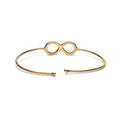 Infinity Armband aus Messing – Goldfarben & verstellbar | Symbol der Unendlichkeit
