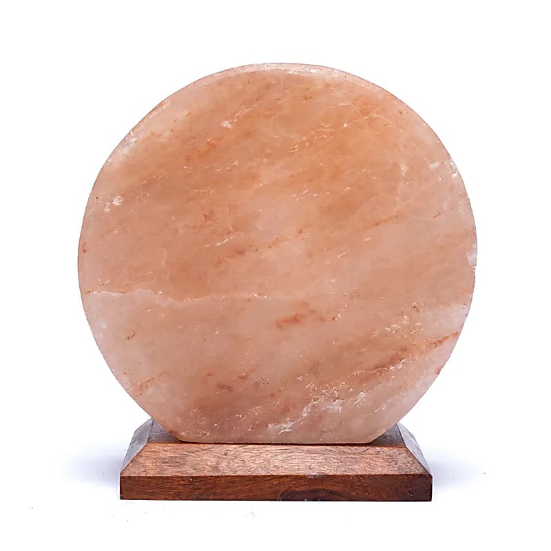 Salzlampe – Blume des Lebens mit Kabel & LED