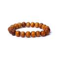 Armband Zedernholz elastisch - Perlen 0,8cm - Erdung, Reinigung, Fokussierung