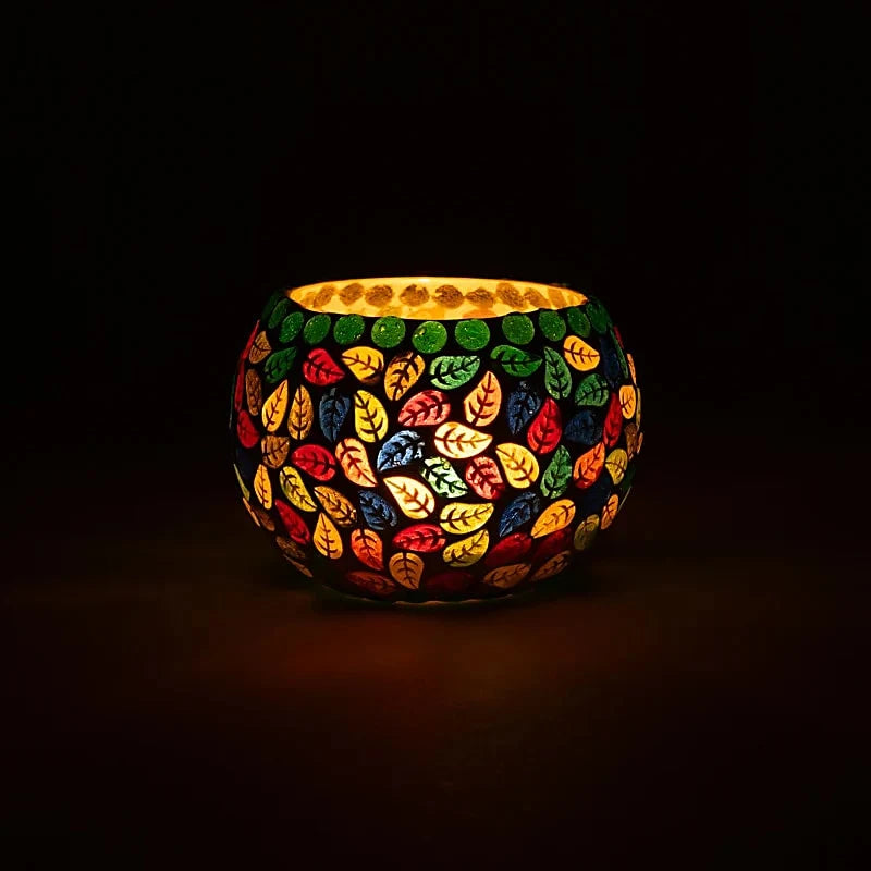 Candle Holder Star Constellation 7.3x8 cm