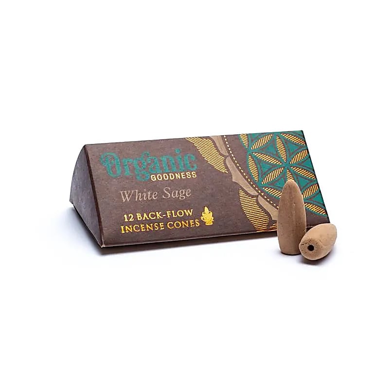 Rückfluss-Räucherkegel weißer Salbei