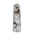 Obelisk Regenbogen-Mondstein -- ±7.5 - 10 cm