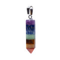 Stein-Anhäger 7 Chakras -- 3.5cm
