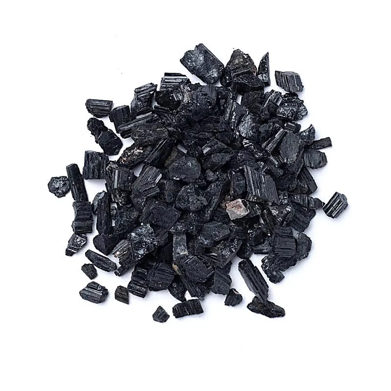 Schwarzer Turmalin Chips – Schörl Edelsteine für Schutz & Erdung – 200 g