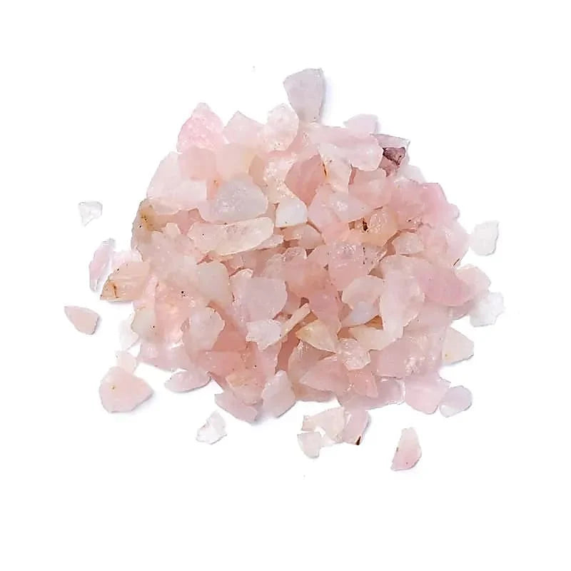 Rosenquarz Chips – Rosa Edelsteine für Liebe & Harmonie – 200 g