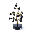 Edelsteinbaum Schwarzer Achat – 8 cm – Deko‑Lebensbaum aus echten Kristallen