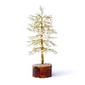 Edelsteinbaum Bergkristall – 23 cm – Deko‑Lebensbaum aus echten Kristallen