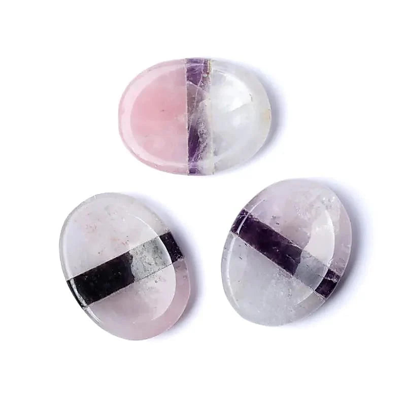 Worry Stone 7 Chakras -- 2.5x4.5cm