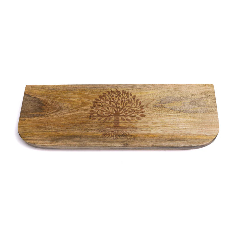 Klappbare Meditationsbank – Mangoholz & Baum des Lebens