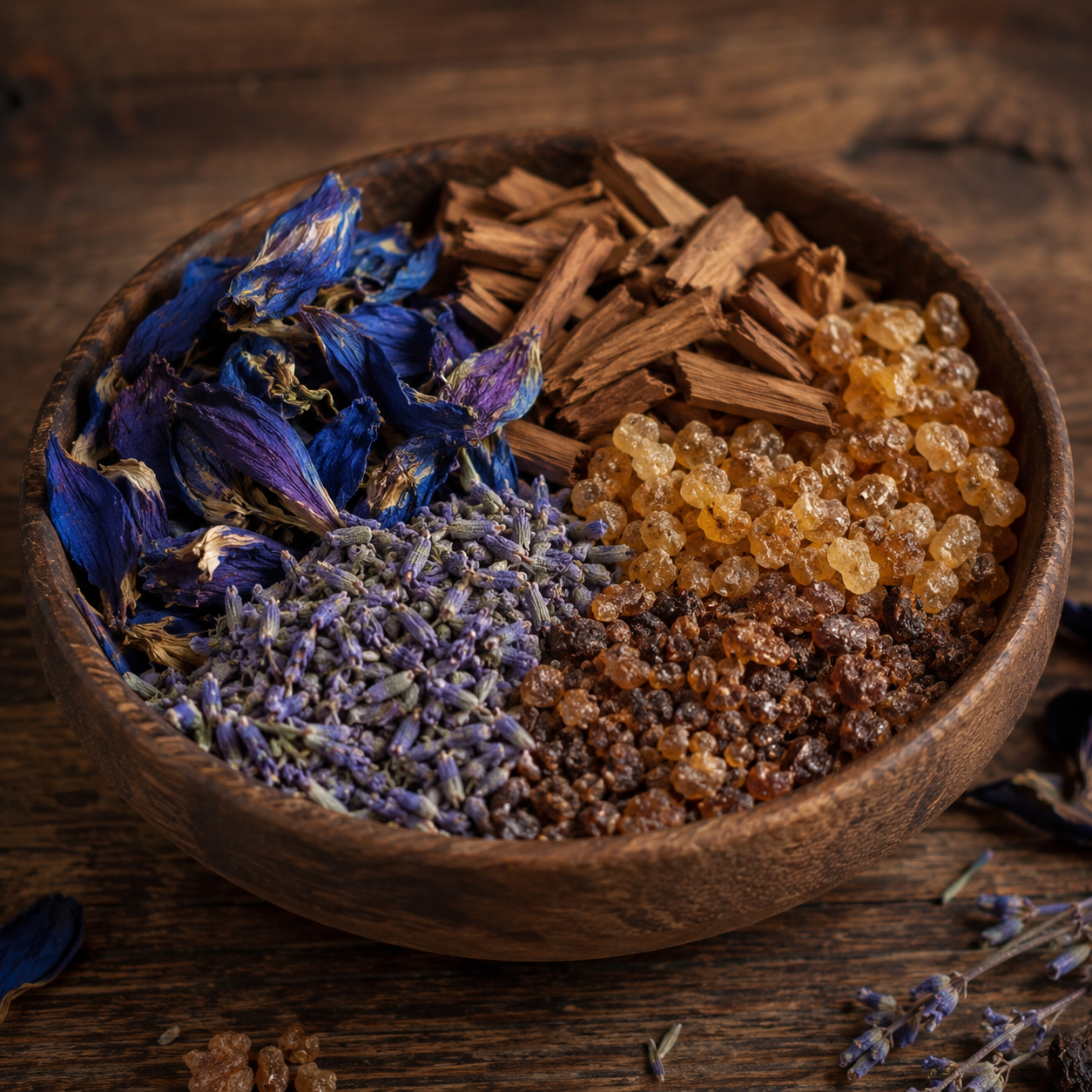 Räuchermischung „Blauer Lotus – Traumreise“ Intuition · Traumtiefe · Innere Bilder