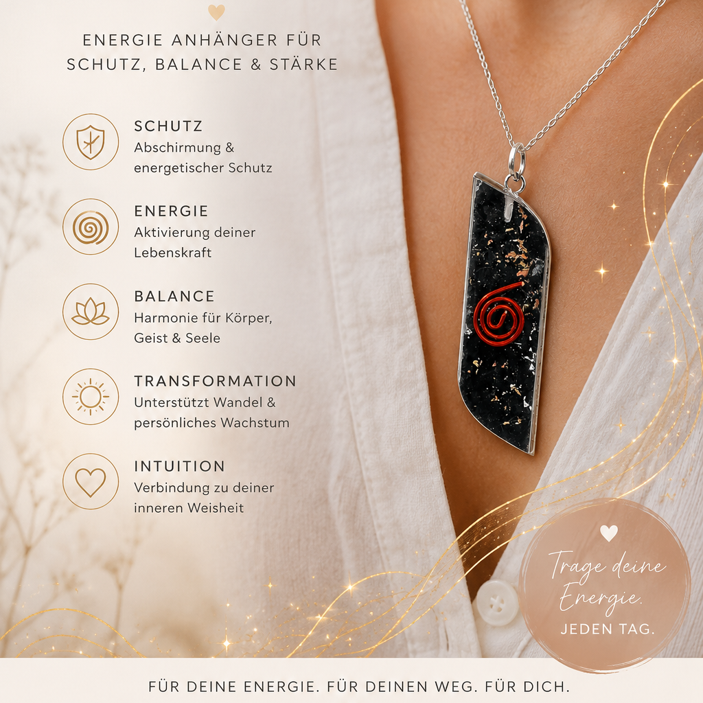 Orgonite Pendant made of Shungite – Protection & Grounding