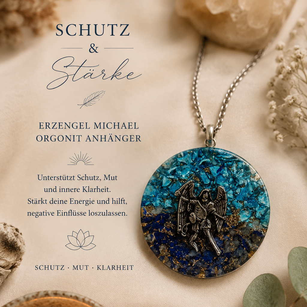 Orgonit Anhänger – Erzengel Michael