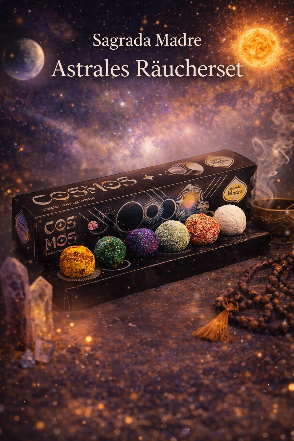 Astral Smudging Set with 7 Bombitas