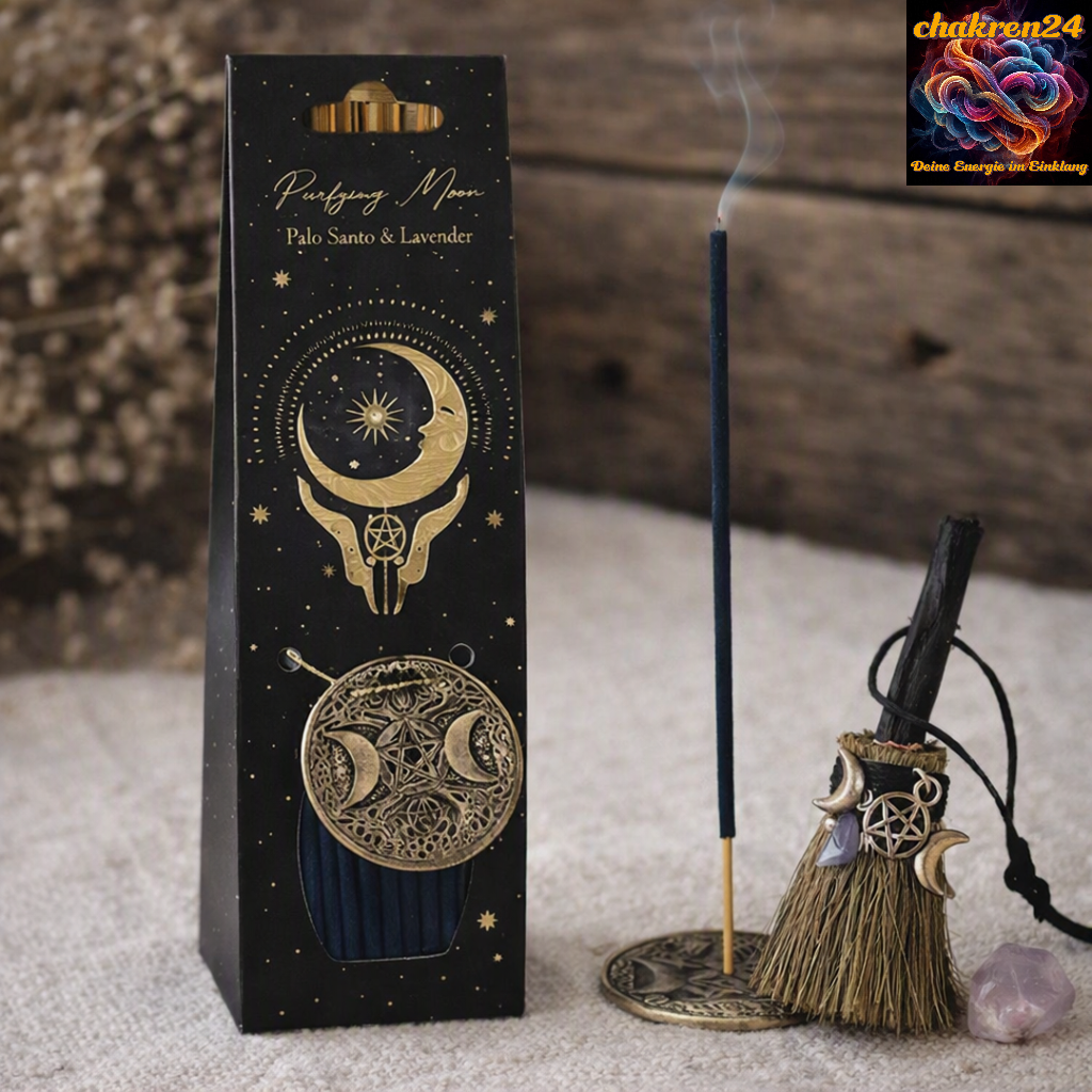 Geschenk‑ & Ritualset „Purifying Moon“ + Triple Moon (Amethyst)
