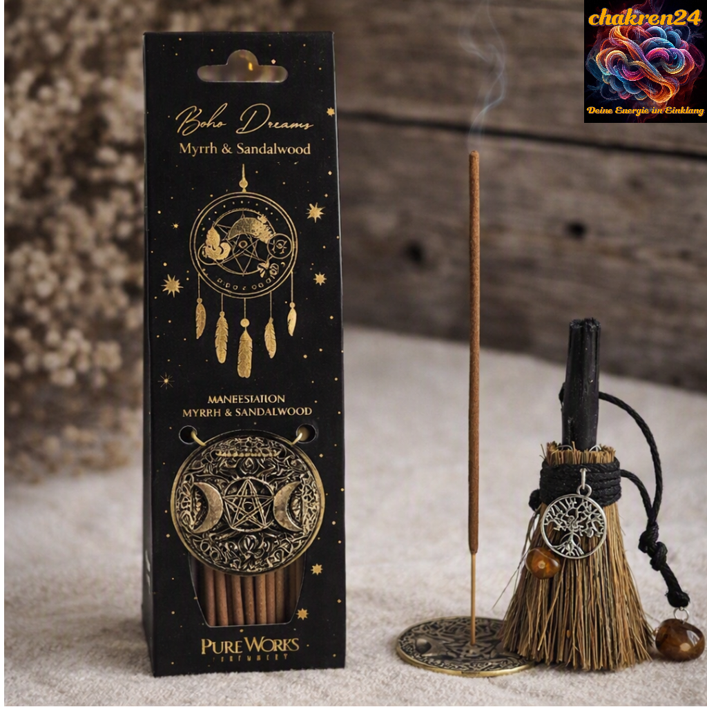 Geschenk‑ & Ritualset „Boho Dreams“ + Tree of Life (Tigerauge)