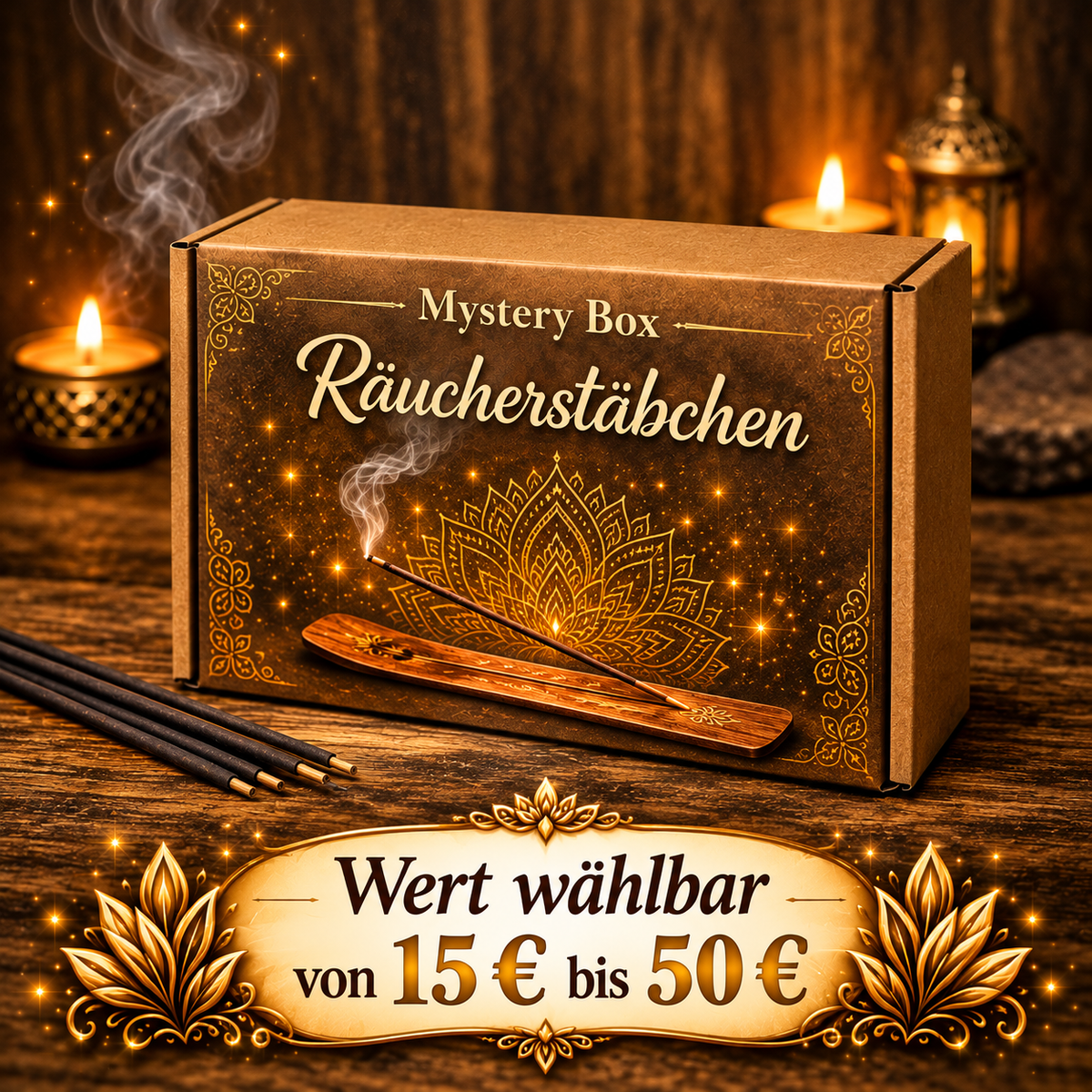 Räucherstäbchen Mysterybox – Deine Überraschungsbox voller Düfte, Entspannung & besonderer Räuchermomente