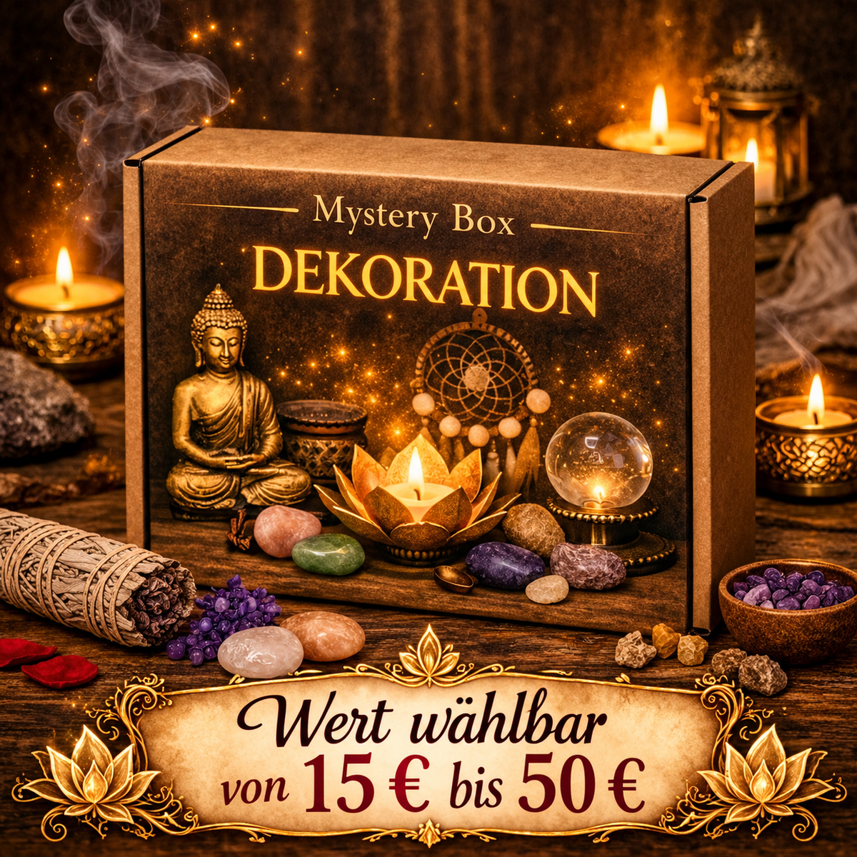 Mystery Box Decoration – Stylish Elements · Quiet Power for Your Home