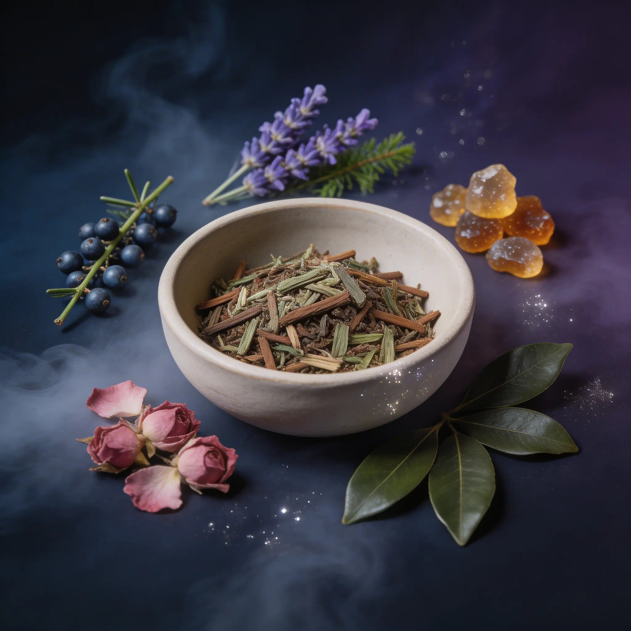 Vollmond-Räuchermischung – Klarheit, Intuition & Mondmagie