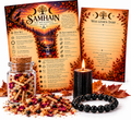 Samhain Ritualset – Loslassen & Neubeginn mit Räucherwerk, Schutzarmband & Ritualkarten