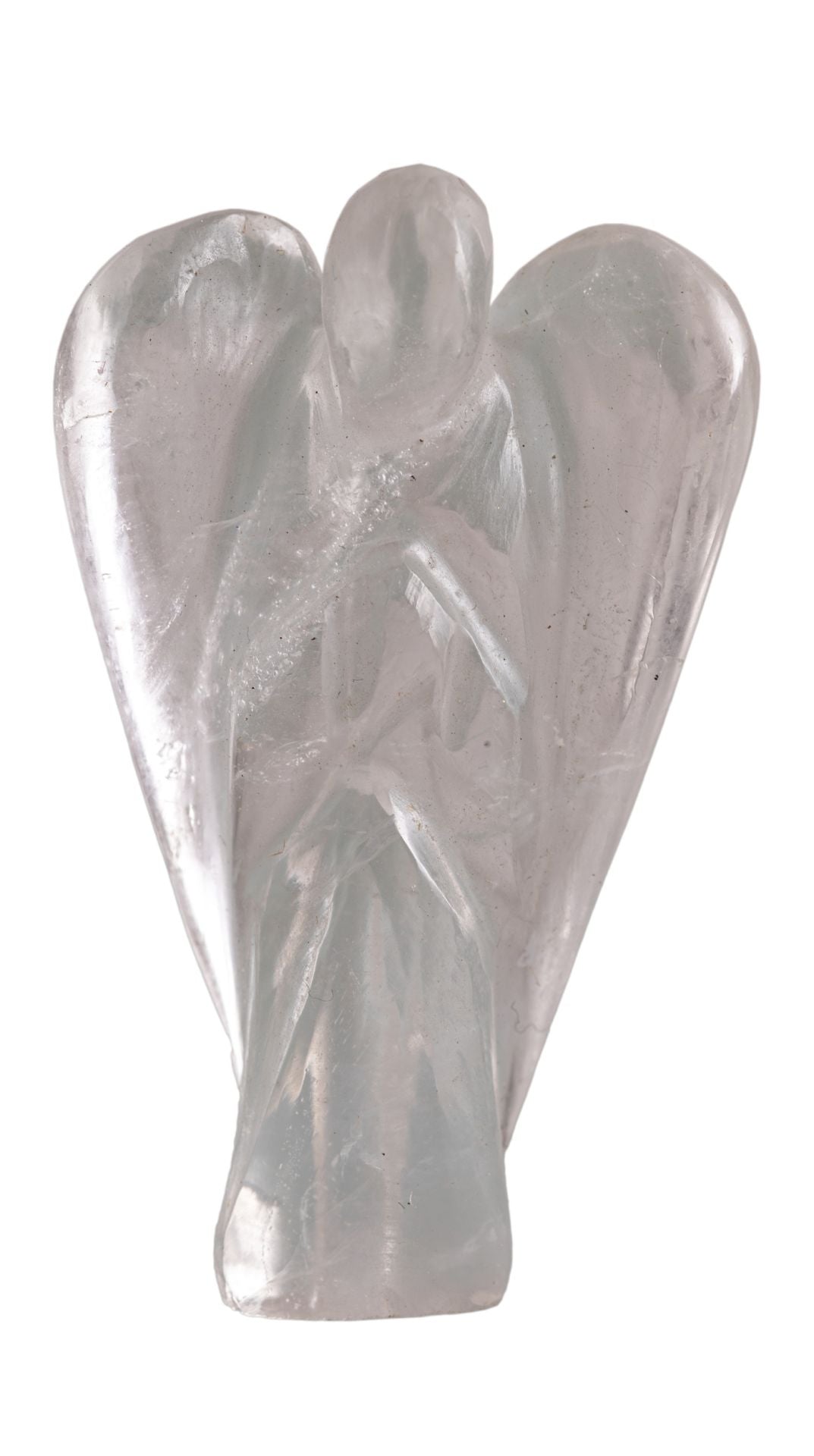 Edelstein-Engel handgeschnitzt – Schutzengel aus Naturstein, 4 cm | 9 Edelstein-Varianten